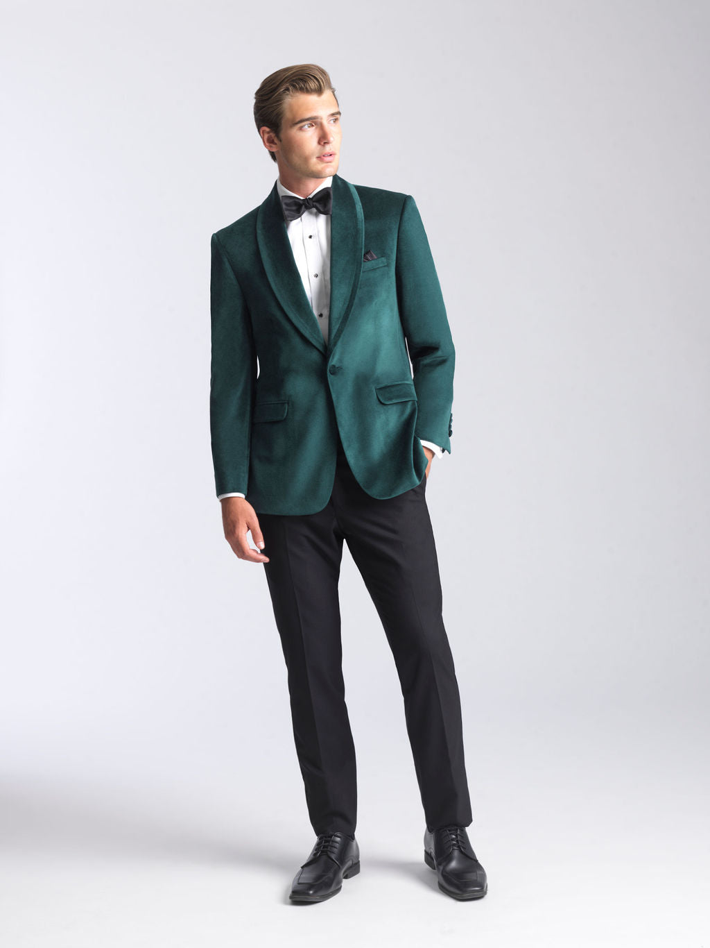 Emerald Green Velvet Top Tier Tux