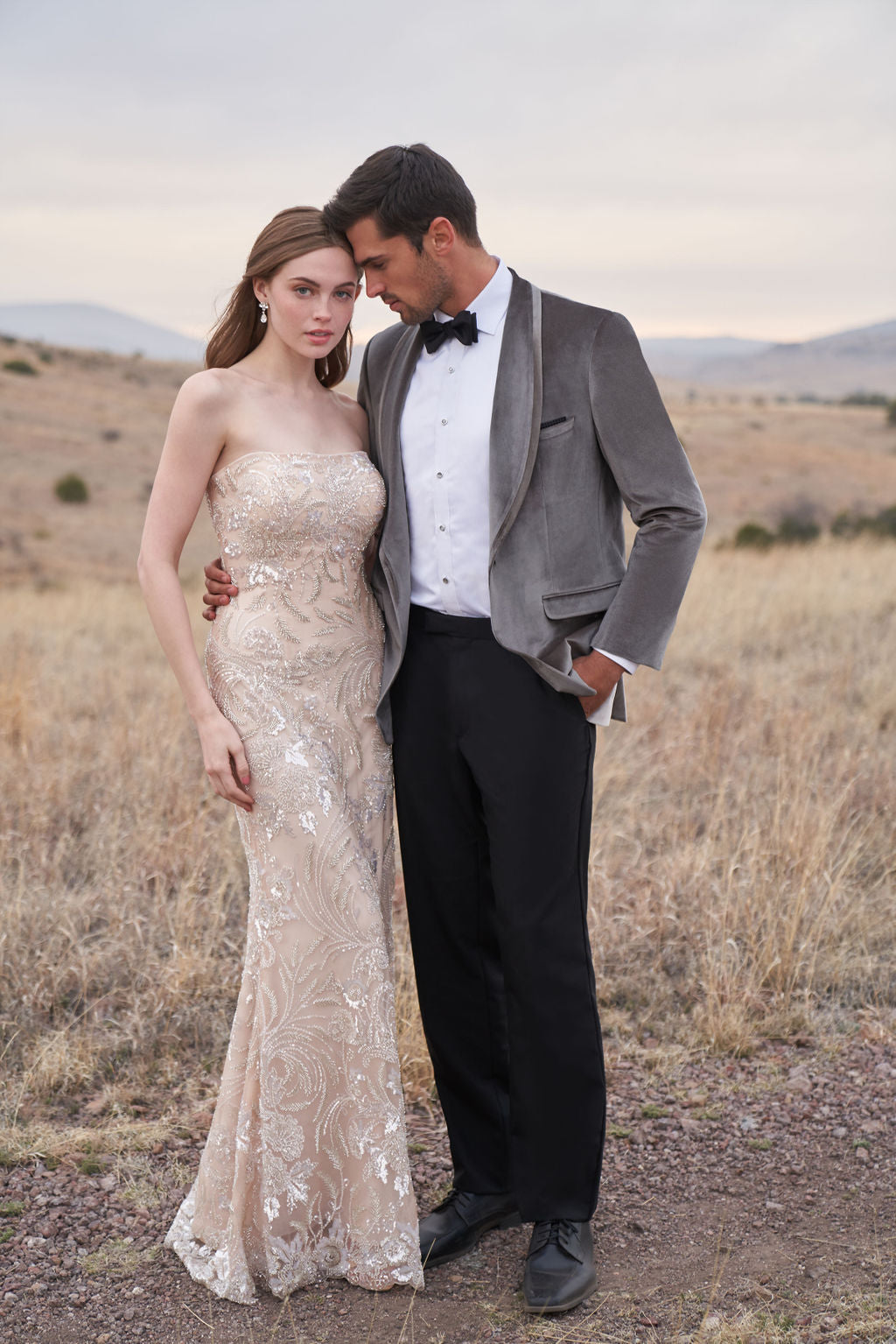 Silver Gray Velvet - Top Tier Tux Silver Gray Velvet - Top Tier Tux